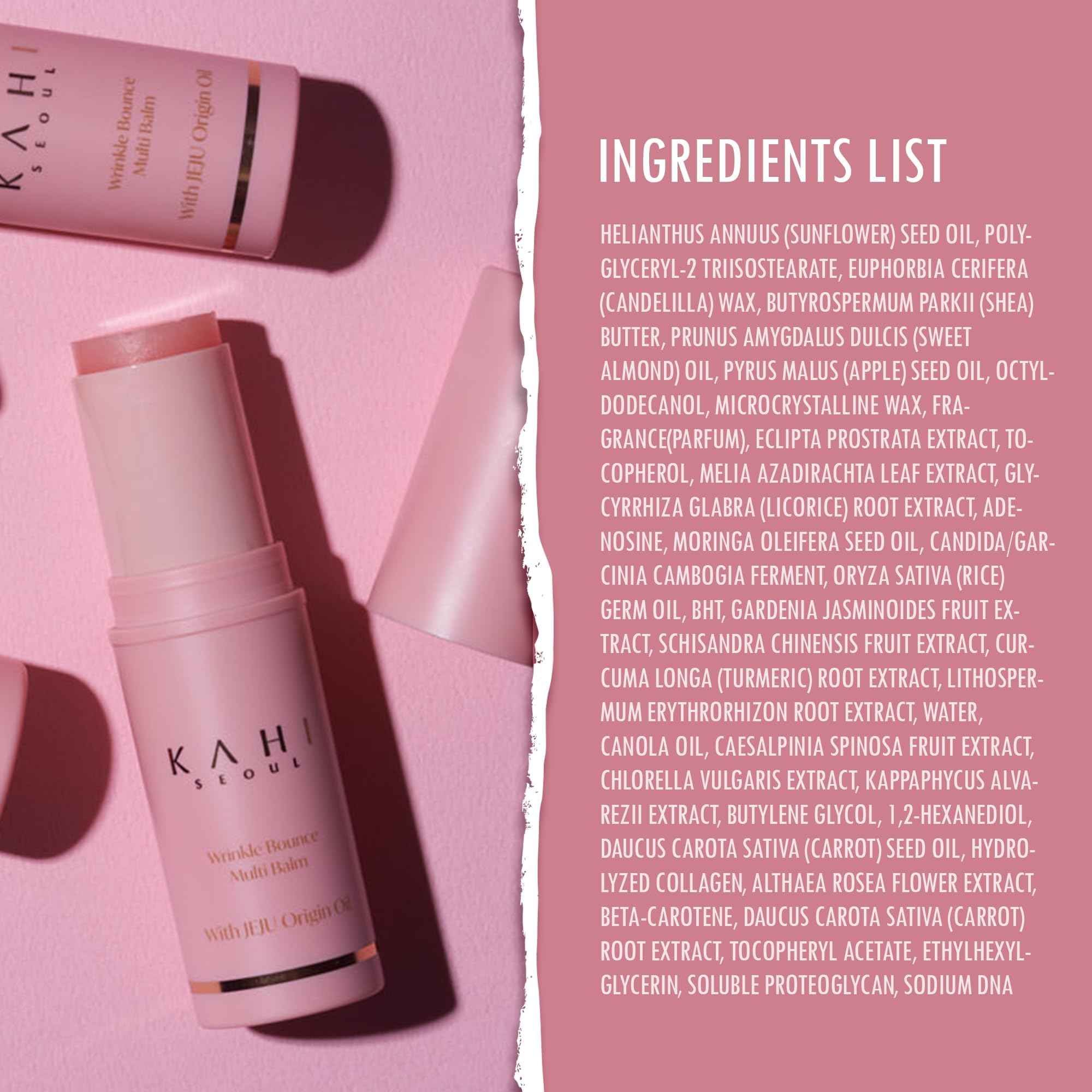 KAHI Collagen Balm Stick travel-ready design supports quick touch-ups