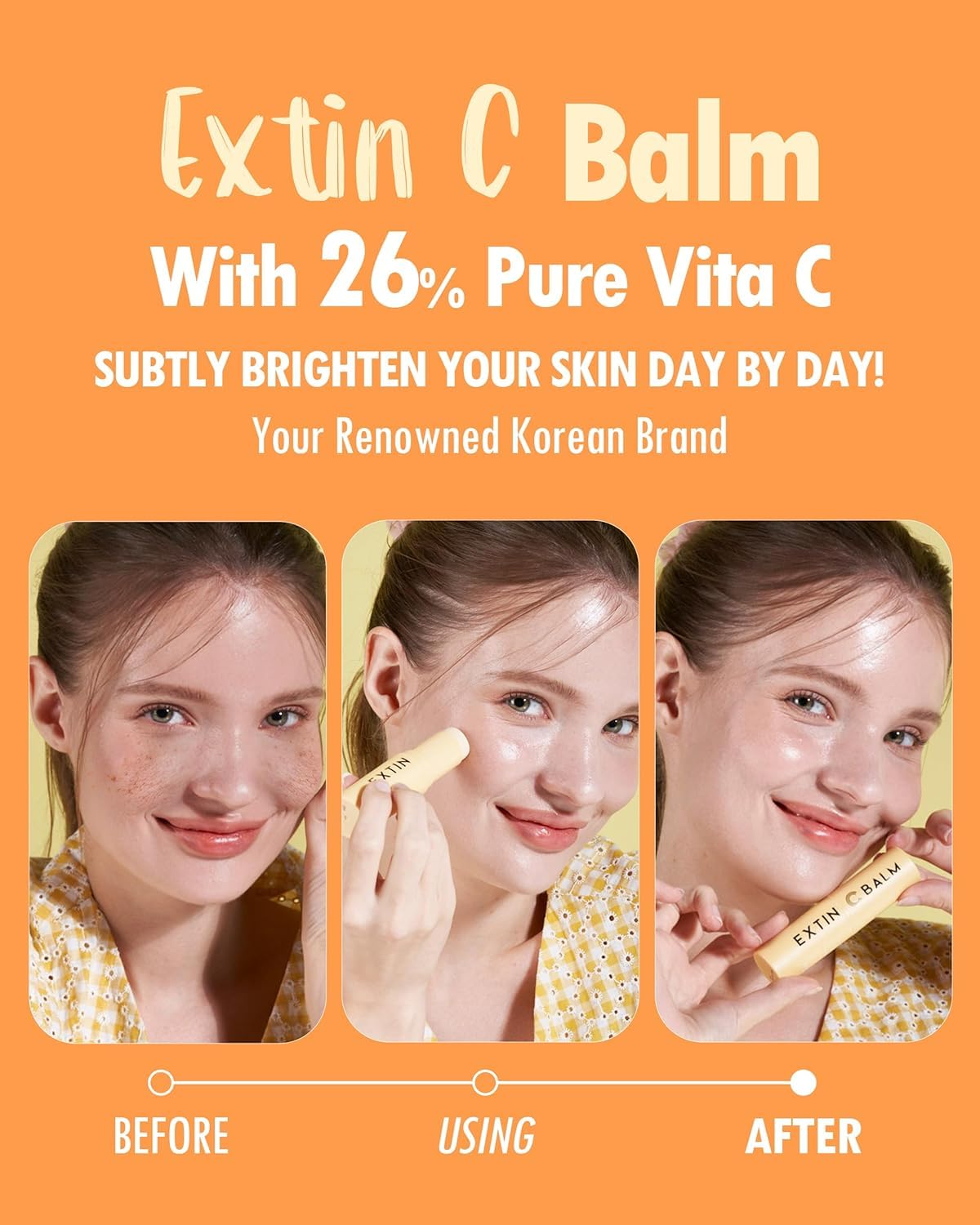 KAHI Extin C Balm texture close-up shows smooth application and moisture