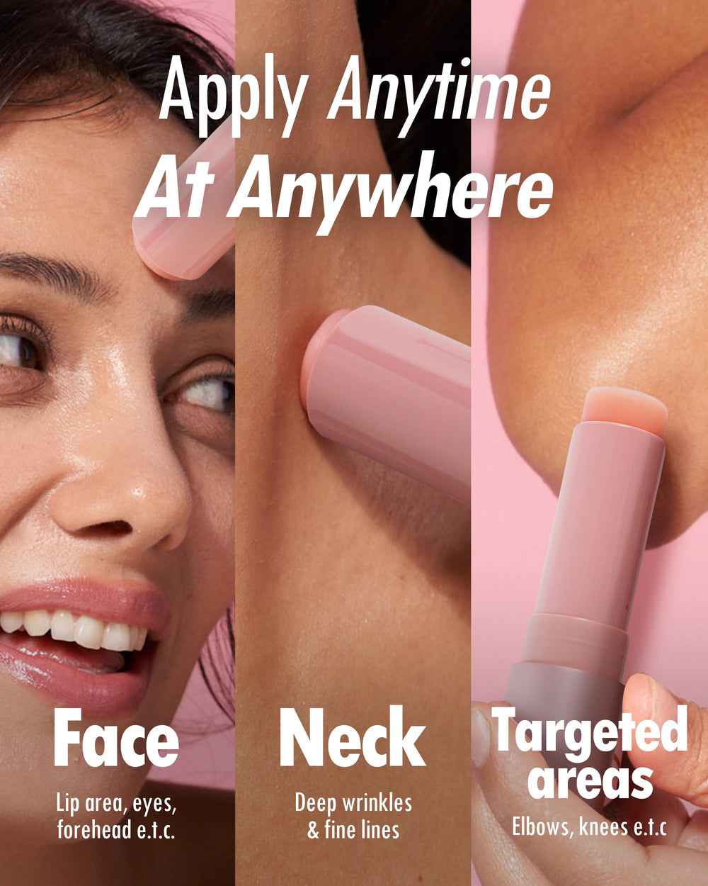 KAHI Wrinkle Bounce Multi Balm on-the-go usage emphasizes portability.