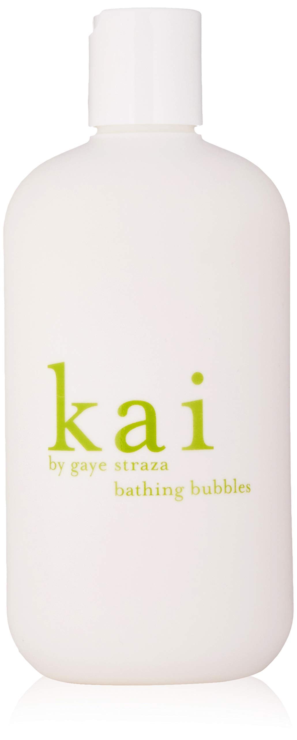 kai Bathing Bubbles bottle pour shows luxurious lather for a relaxing bath