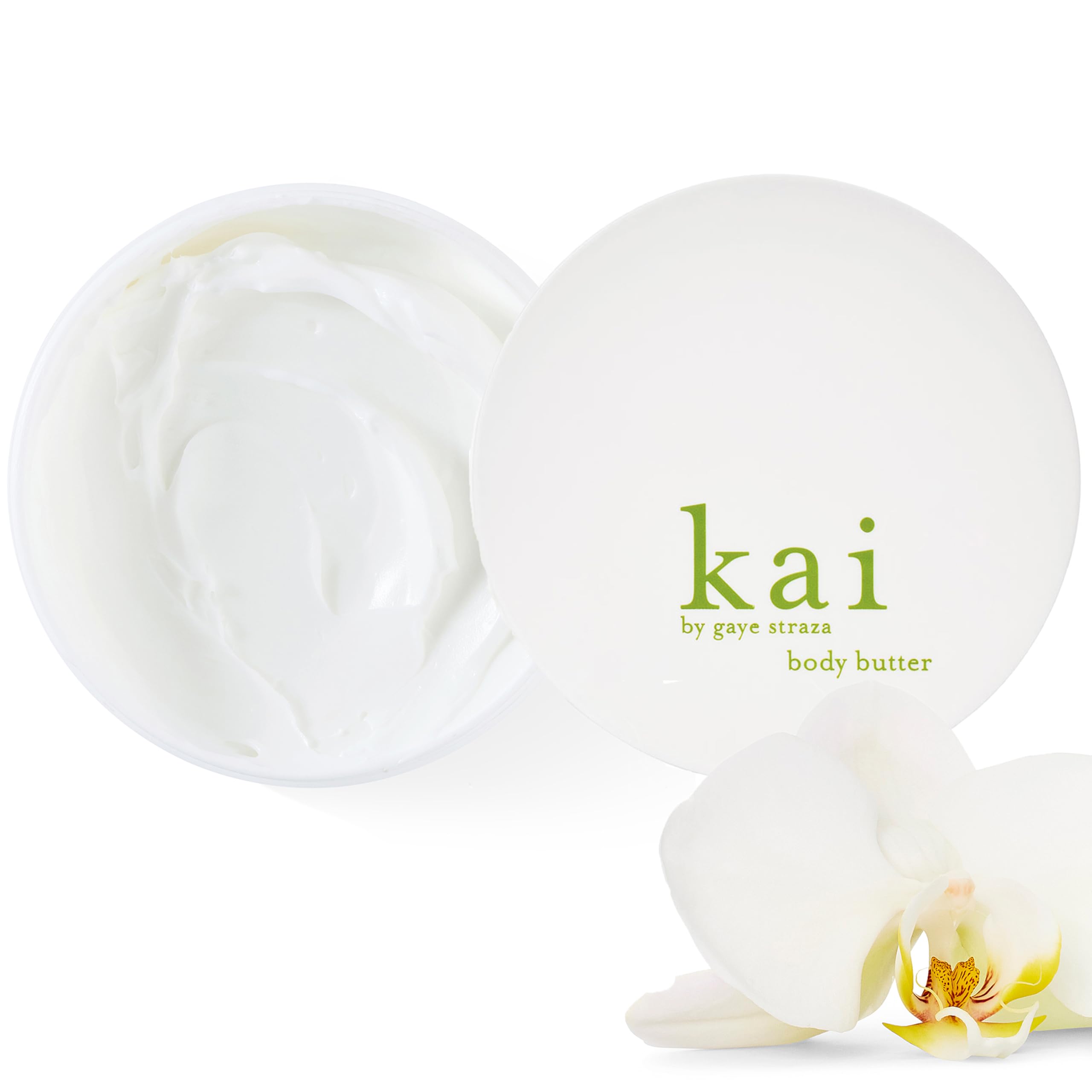 Kai Body Butter whipped-souffle tub delivers rich hydration for soft, glowing skin.