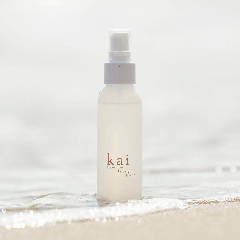 Kai Body Glow Rose rose absolute layering in the signature fragrance.