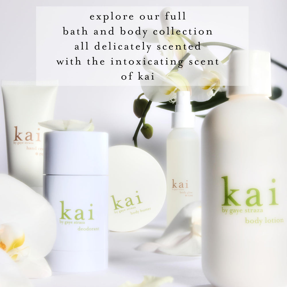 Kai travel-size bottle enables on-the-go, tranquil moments.