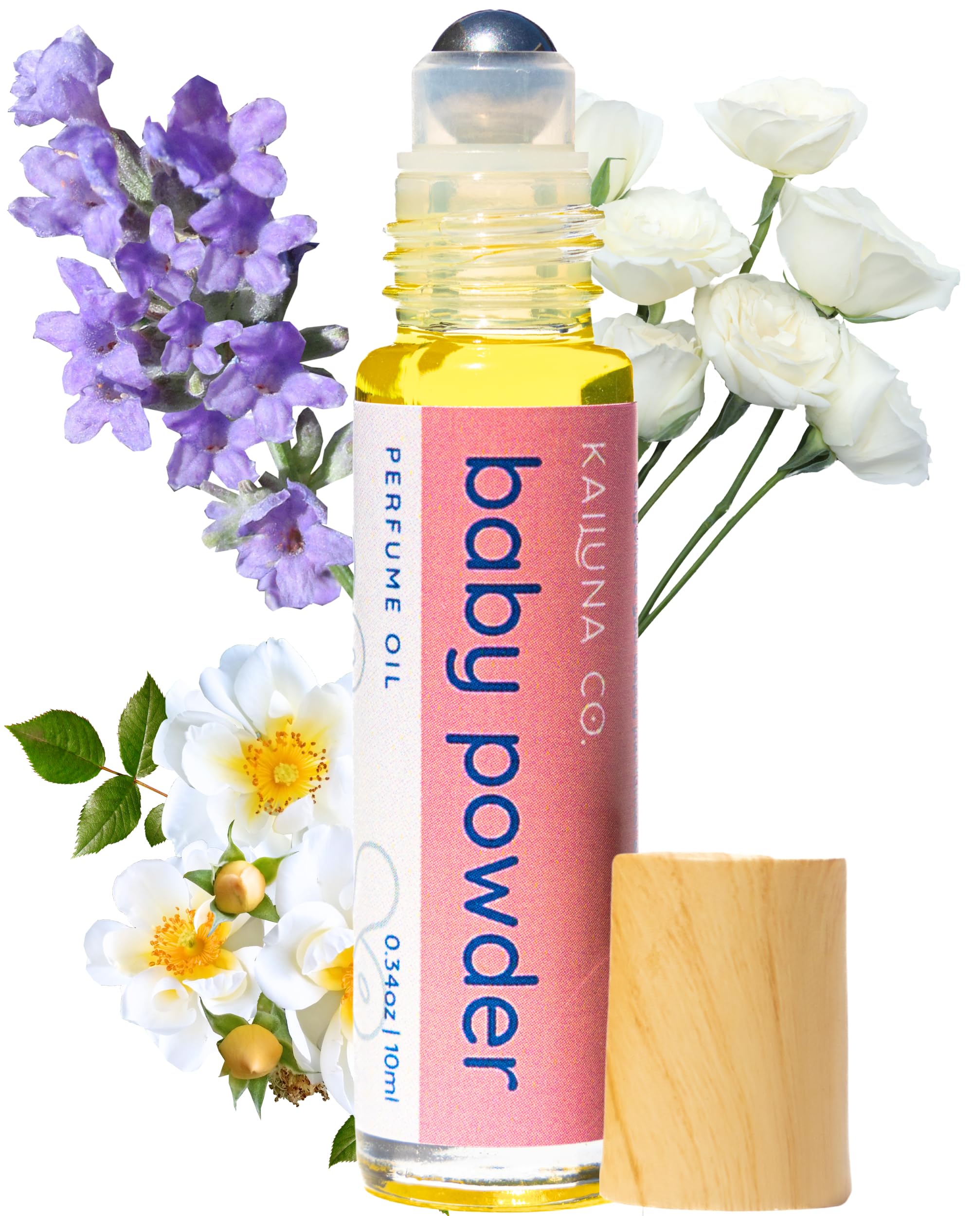 Kailuna Co Baby Powder Roll-On bottle with soft powdery aroma for daily wear