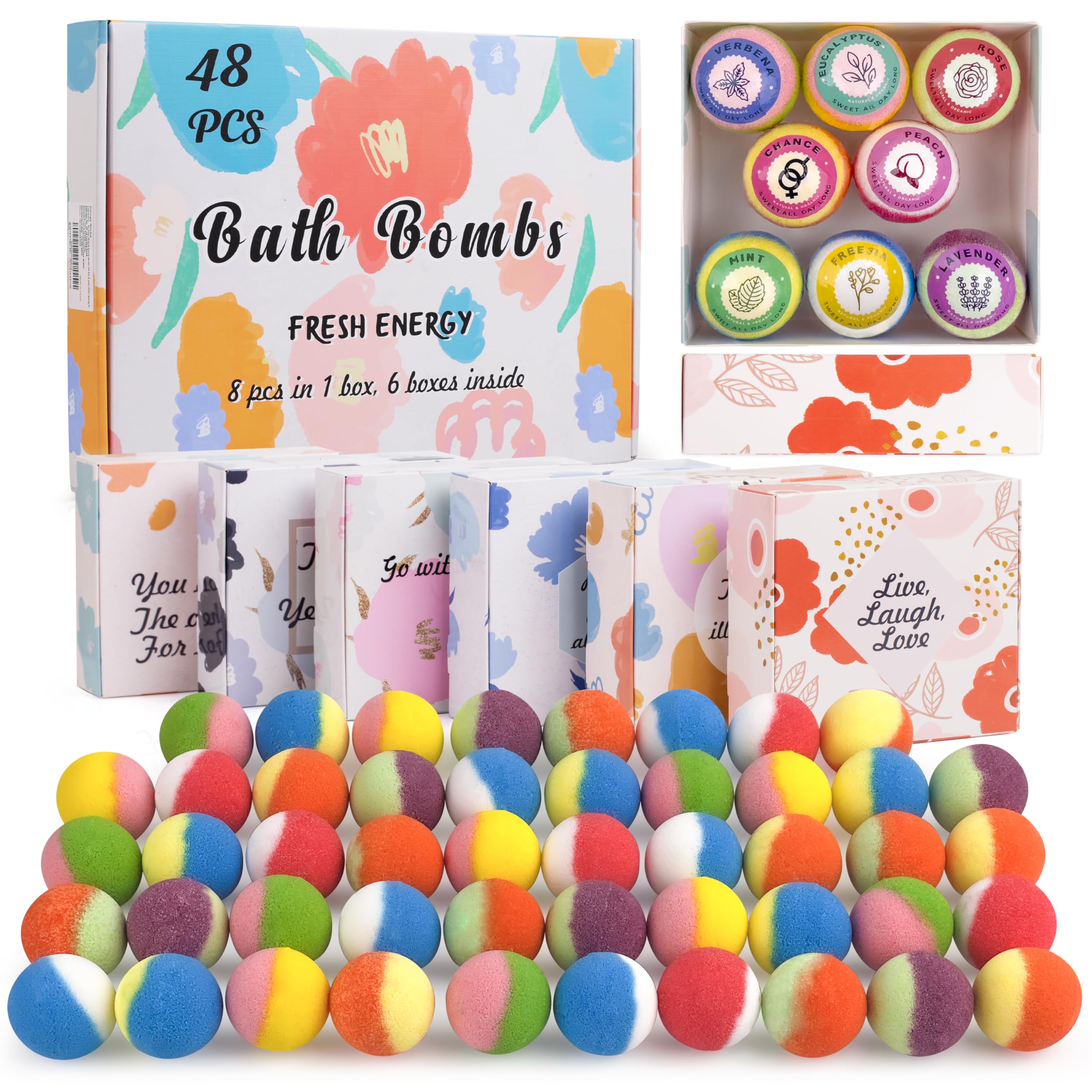 Kainga Recka gift box collection showcases six elegantly packaged bath bombs for gifting