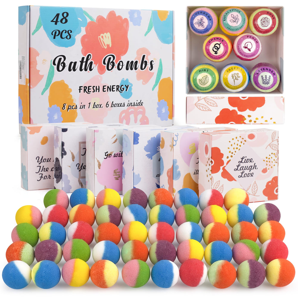 Kainga Recka gift box collection showcases six elegantly packaged bath bombs for gifting