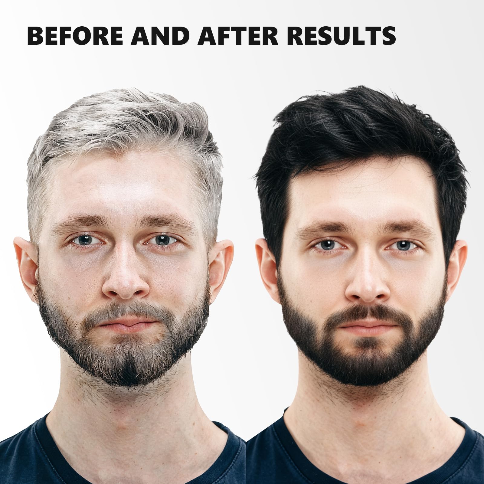 KAISASA Black Hair Dye Shampoo emphasizes simple, mess-free use in minutes.