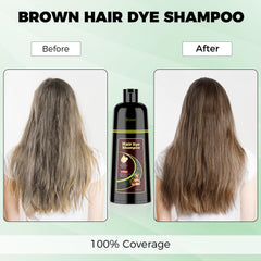 KAISASA Brown Hair Dye Shampoo foamy-lather delivers easy coverage and refreshing cleanse