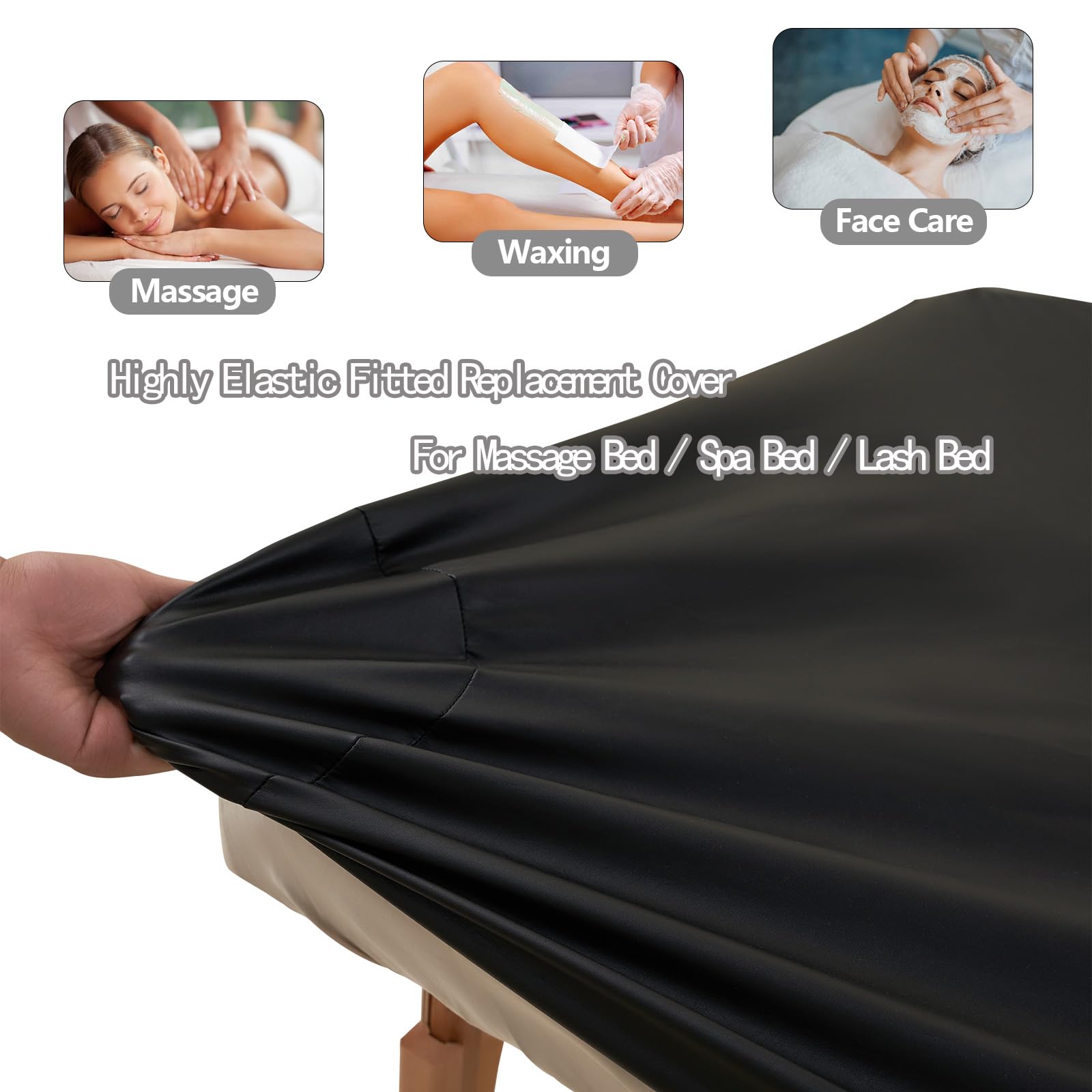 KAKU HOME outdoor-ready spa bed cover in a carry bag for on-site work