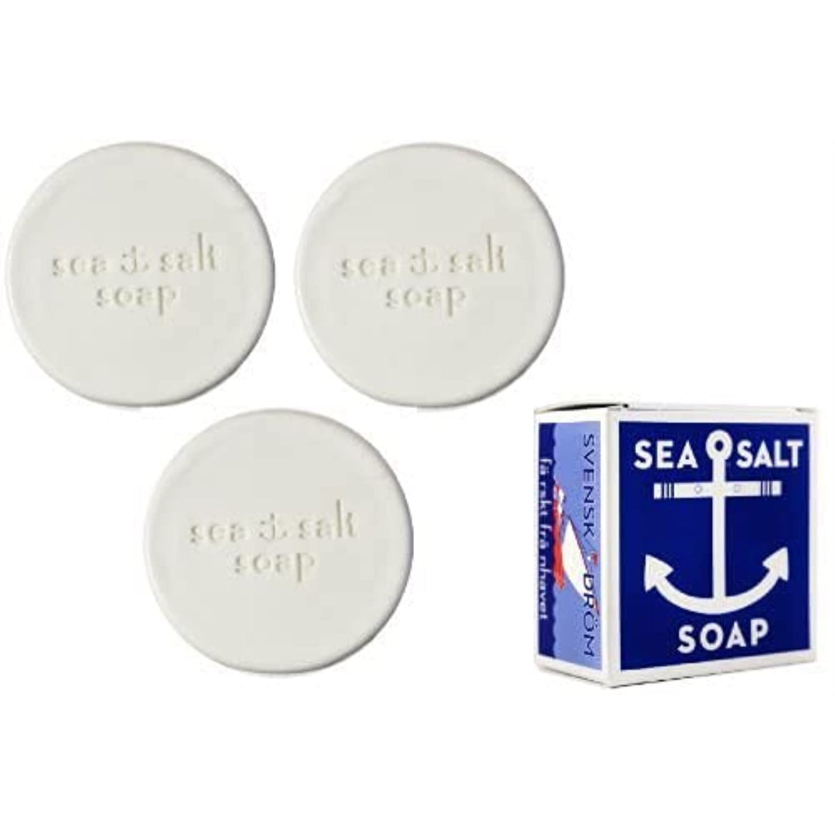 Kala Swedish Dream Sea Salt Soap pack-3 with three natural bars for refreshing daily cleansing