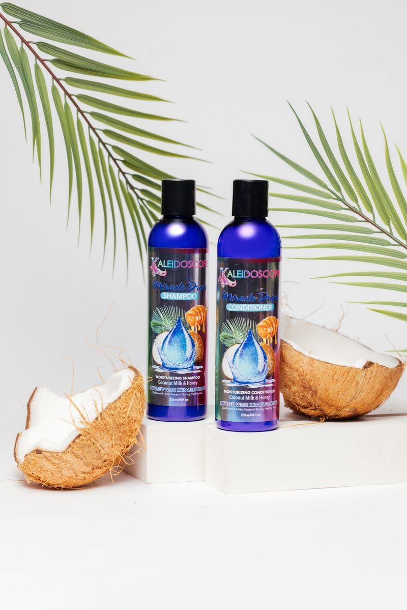 KALEIDOSCOPE MIRACLE DROPS Shampoo lush foam lather demonstrates cleansing and detangling potential