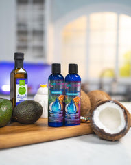 KALEIDOSCOPE MIRACLE DROPS Shampoo scalp-care image emphasizes scalp refresh and clean foundation