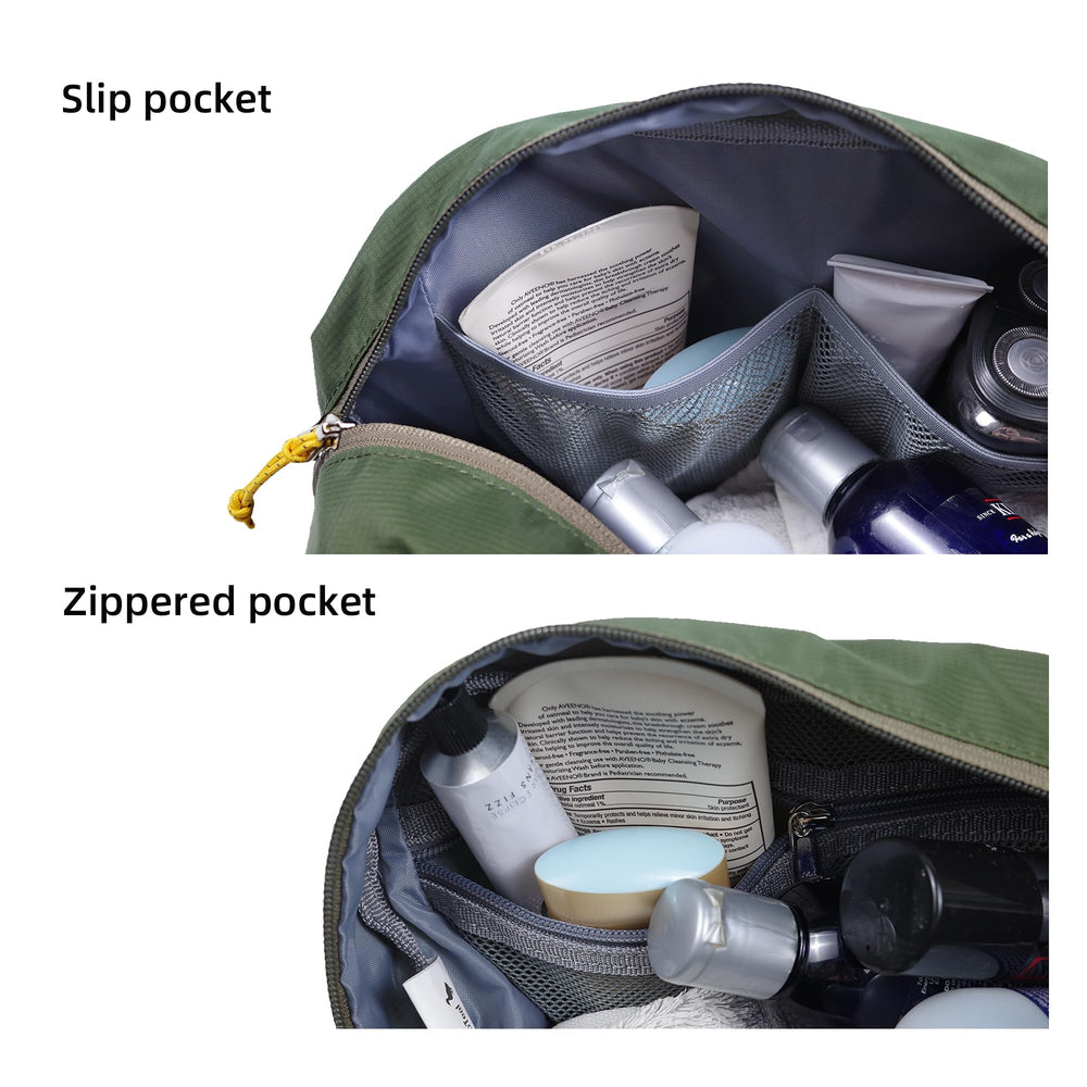 kalgoteal travel-toiletry-bag-8l padded-bottom protects contents