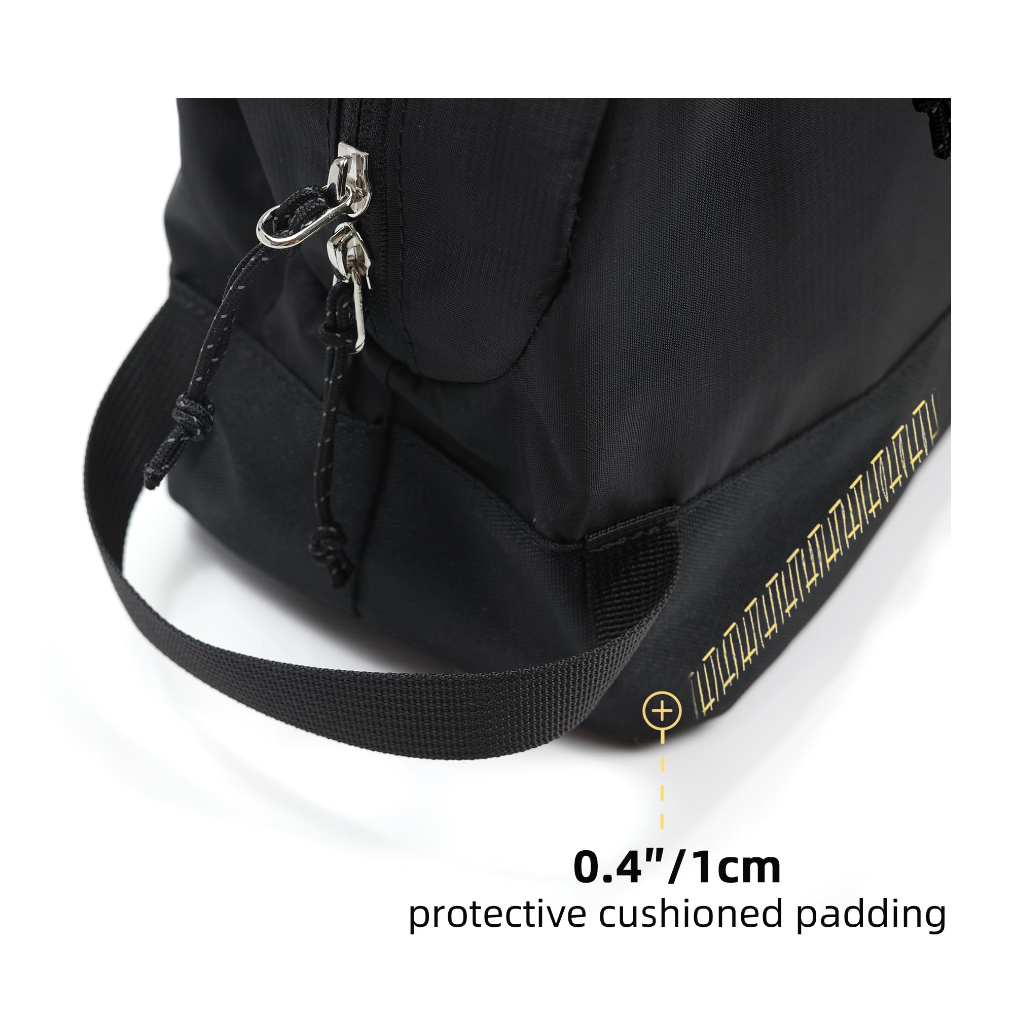 kalgoTeal travel toiletry bag splash-proof nylon keeps packing lightweight