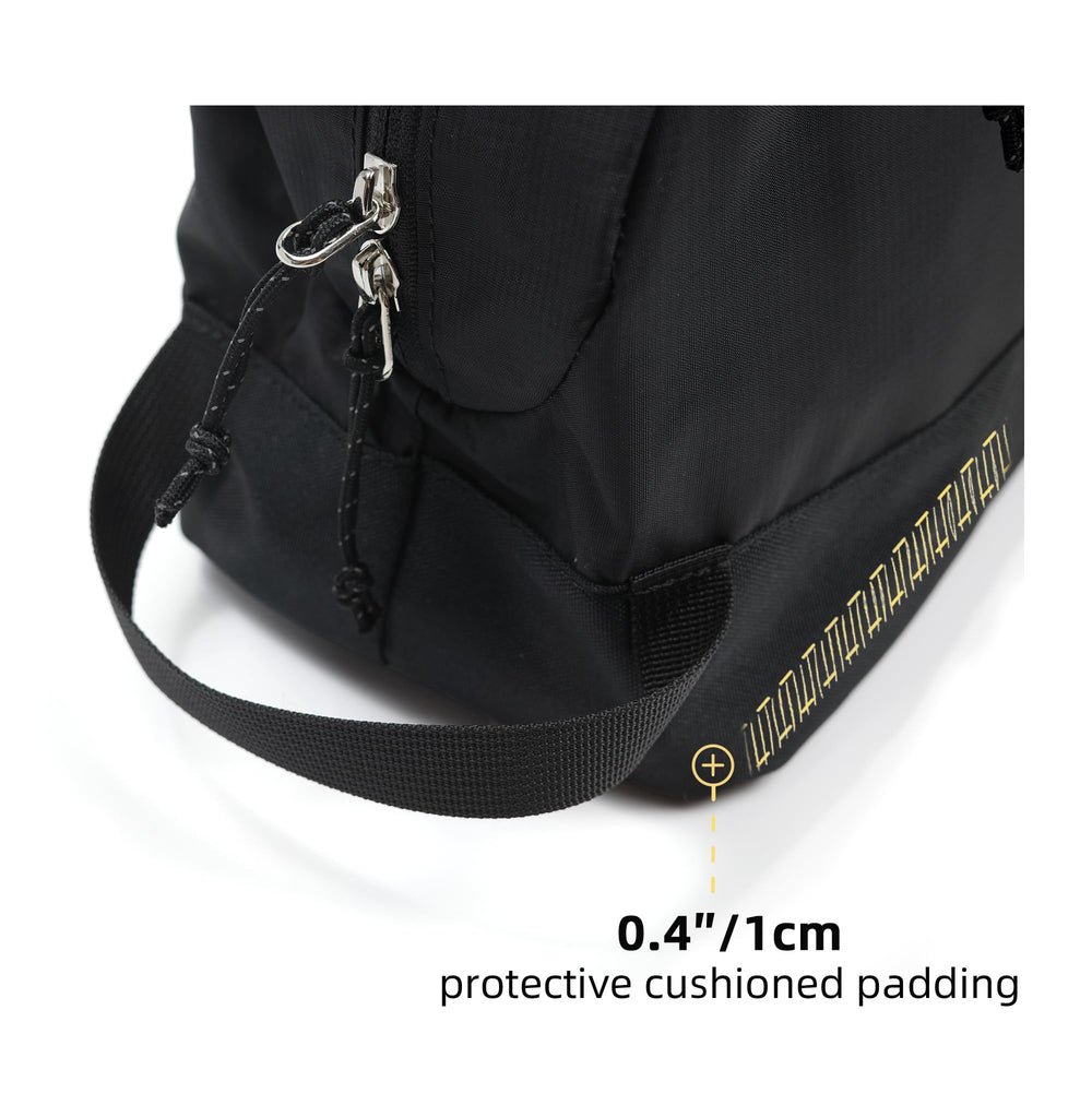kalgoTeal travel toiletry bag splash-proof nylon keeps packing lightweight