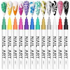 Kalolary 12-color nail art pens set packaging for easy at-home design inspiration
