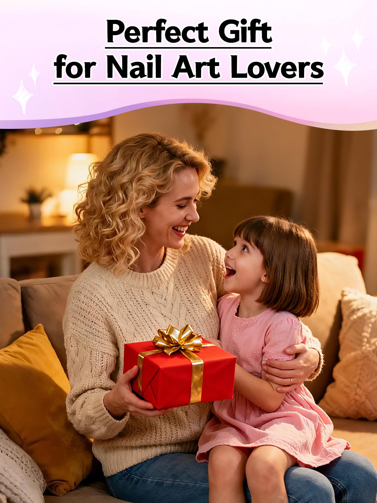 Kalolary nail art gift set image suggests perfect thoughtful present for creators.