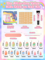 Kalolary kids full-coverage nails come in three designs for imaginative play and fashion.