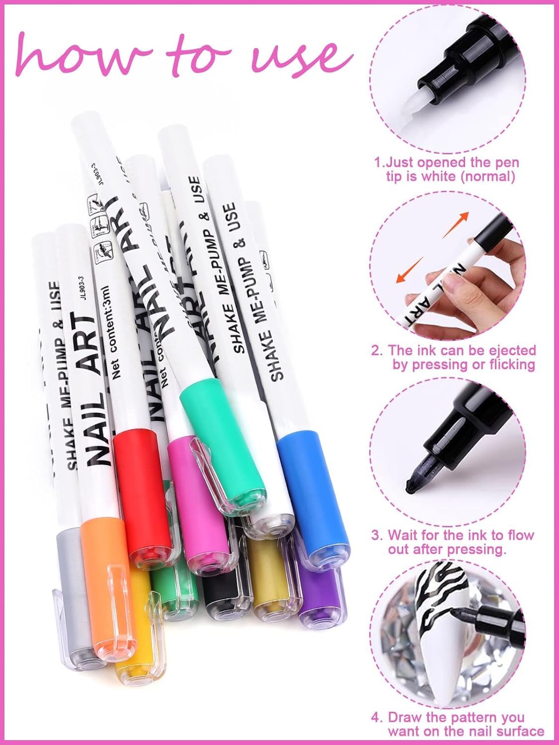 Kalolary nail art pens gift idea for nail art lovers