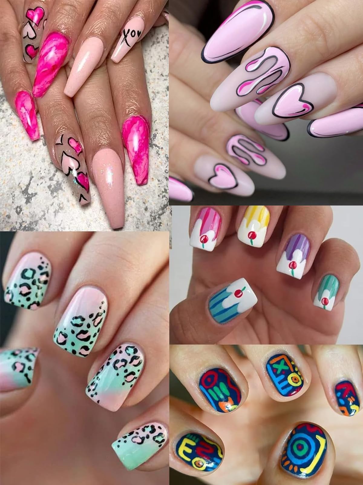 Kalolary nail art pens for salon and home use, versatile decorating