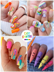 Kalolary nail art pens tip-press usage for consistent ink flow
