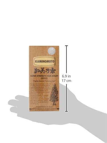 Kaminomoto Regrowth Treatment on scalp application for daily hair care routine.
