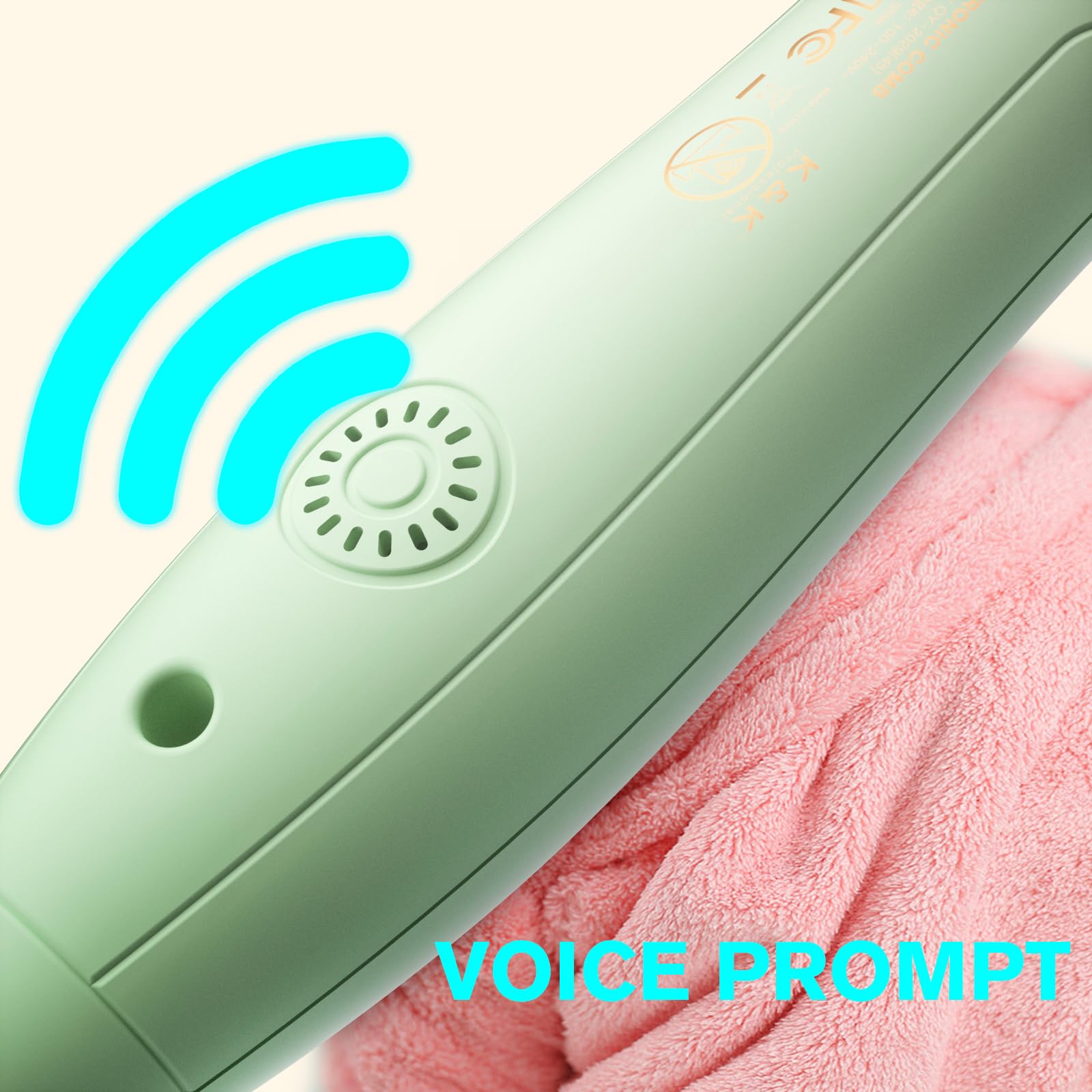 K&K Thermal Brush demonstrates styling motion for smooth, voluminous results.