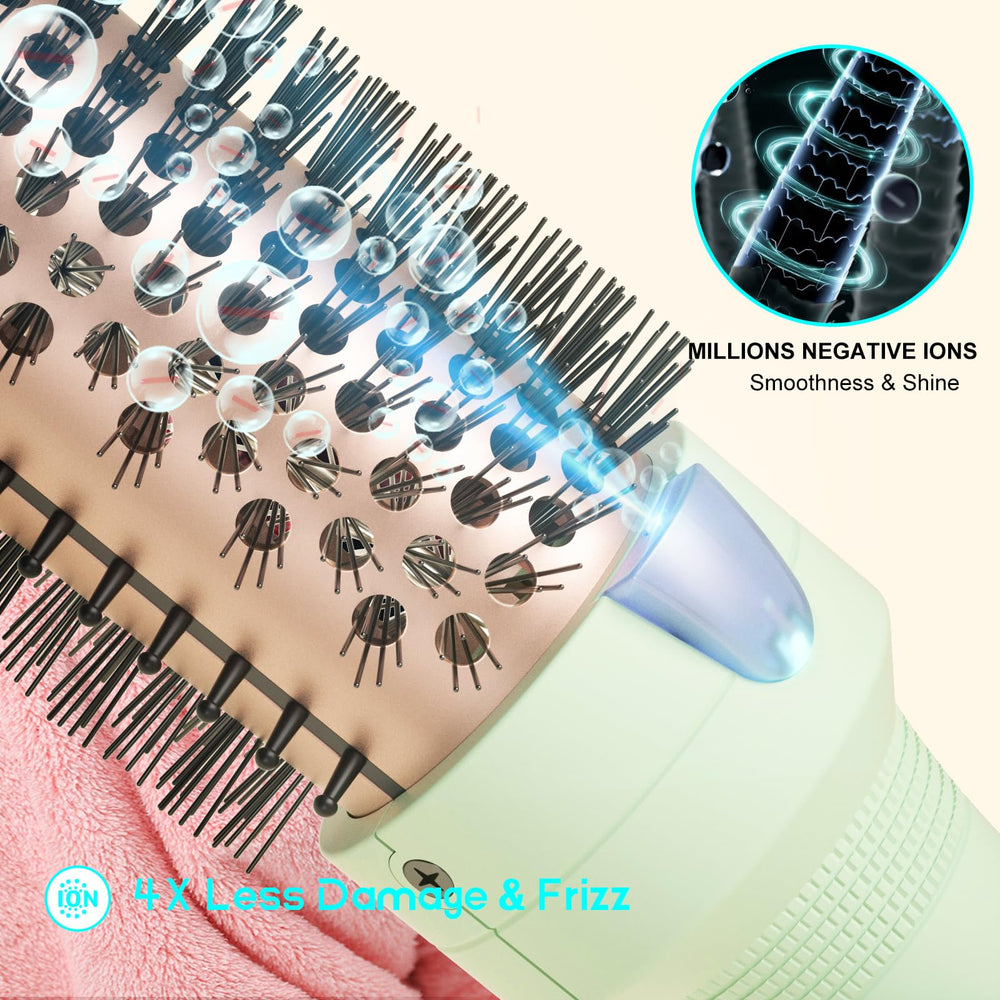 K&K Thermal Brush travel-ready with dual voltage for global use.