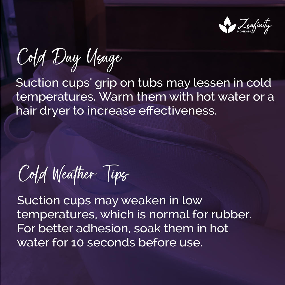 KANDOONA Bath Pillow dries quickly to prevent lingering moisture on skin.