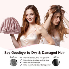 Kaome sleep wrap adjustable band provides secure fit without forehead pressure.