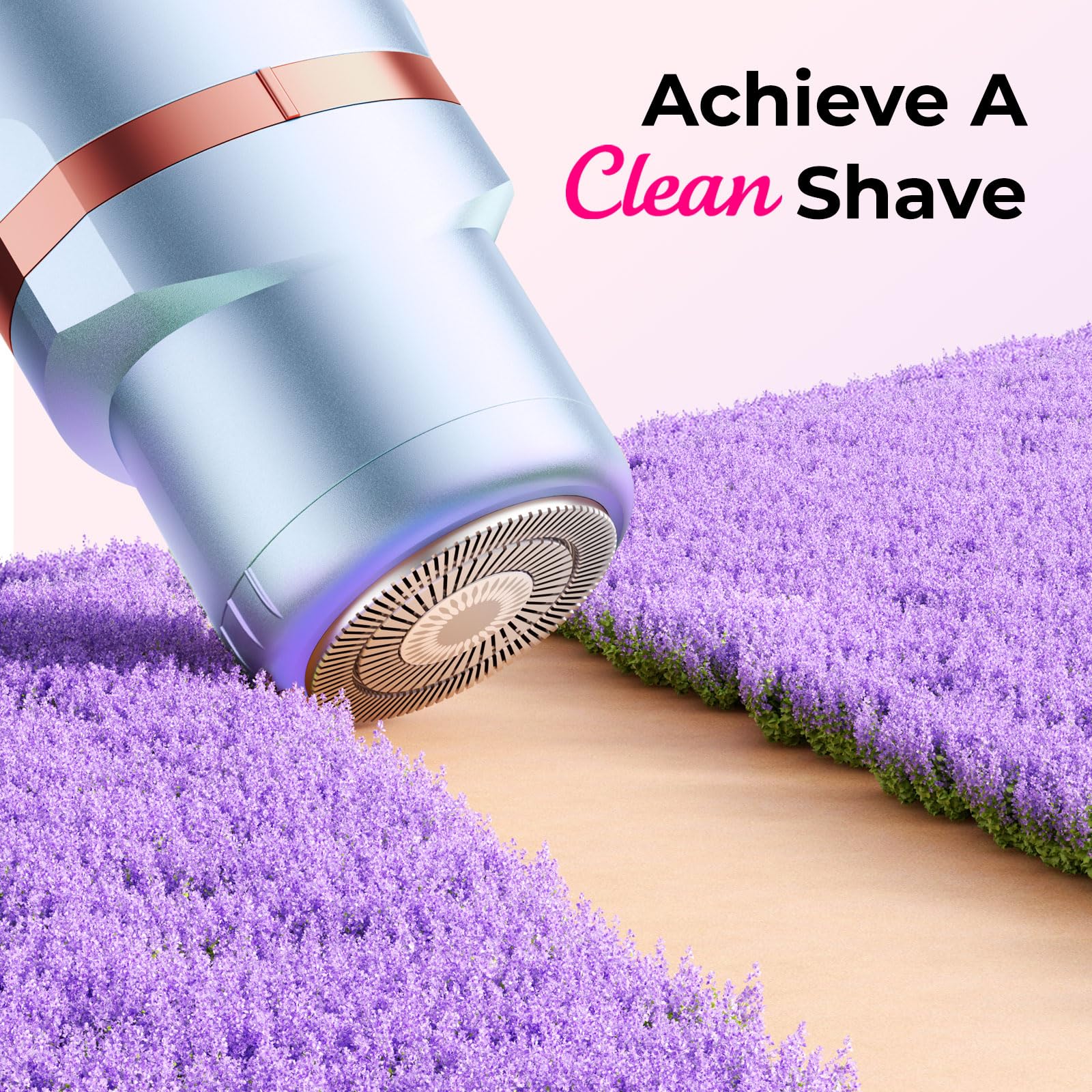 KAPHIO waterproof-shaver-blue in shower demonstrates versatile wet-dry grooming.