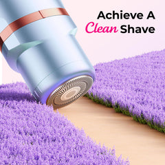 KAPHIO waterproof-shaver-blue in shower demonstrates versatile wet-dry grooming.