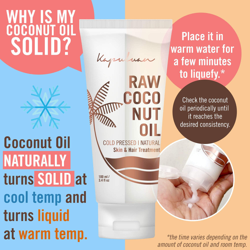 Kapuluan raw coconut oil baby-safe for gentle massage
