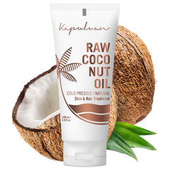 Kapuluan raw coconut oil bottle for skin and hair care