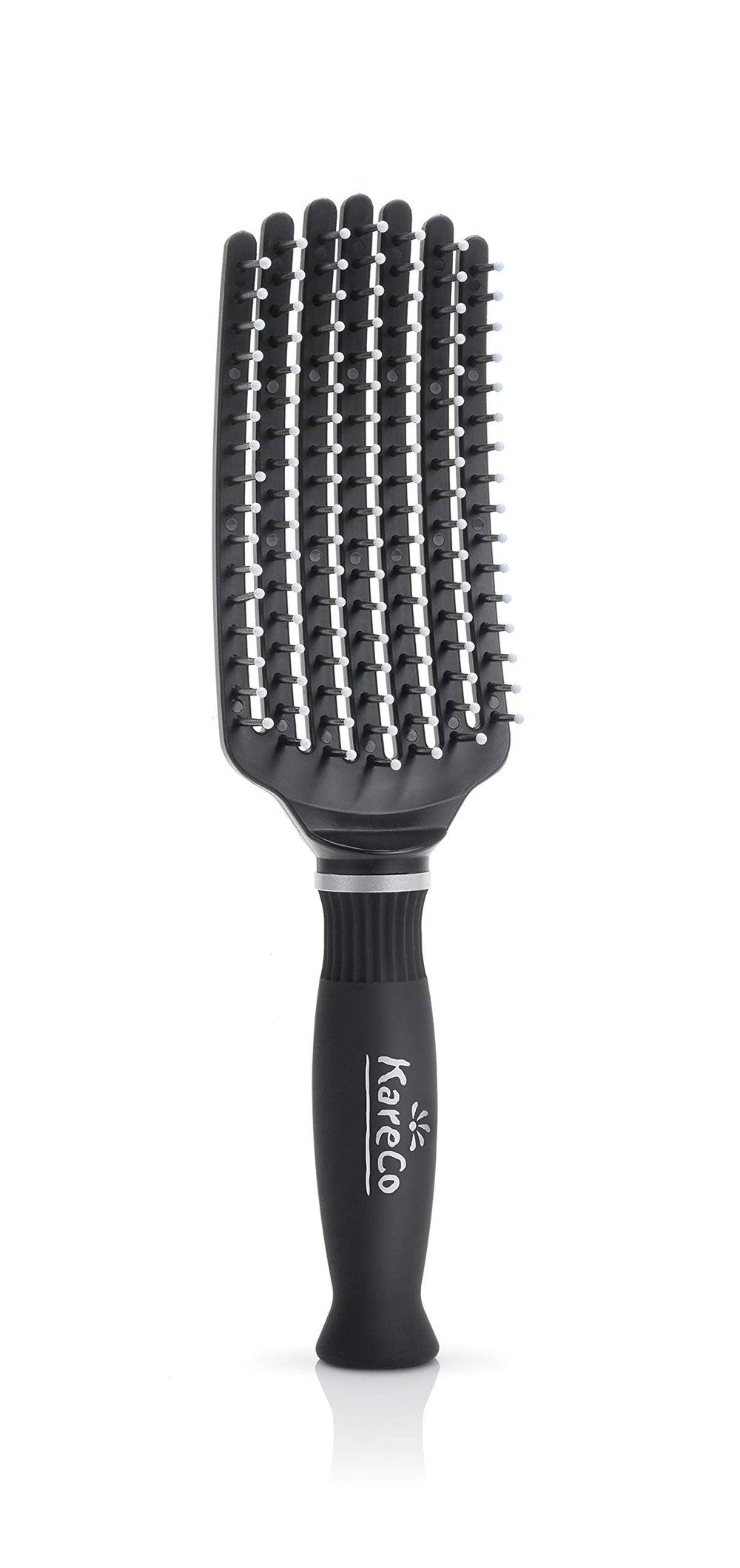 KareCo Mini Tangle Buster Brush in travel-size form for handbags