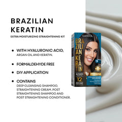 Kareol Keratin Kit application step 2 demonstrates even distribution for frizz control