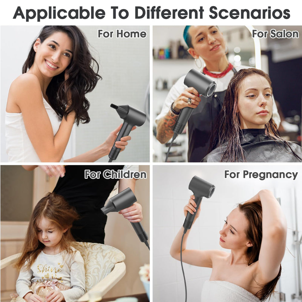KARFUN hair dryer plasma technology icon showcases advanced drying performance.