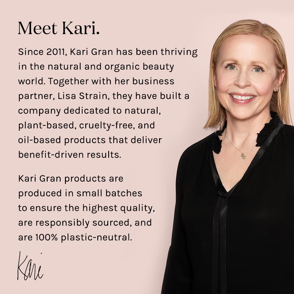Kari Gran Lip Whip logo reflects cruelty-free, sustainably conscious ethos