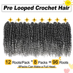 Karida Passion Twist 10 inch gray closeup highlights soft, fluffy texture.