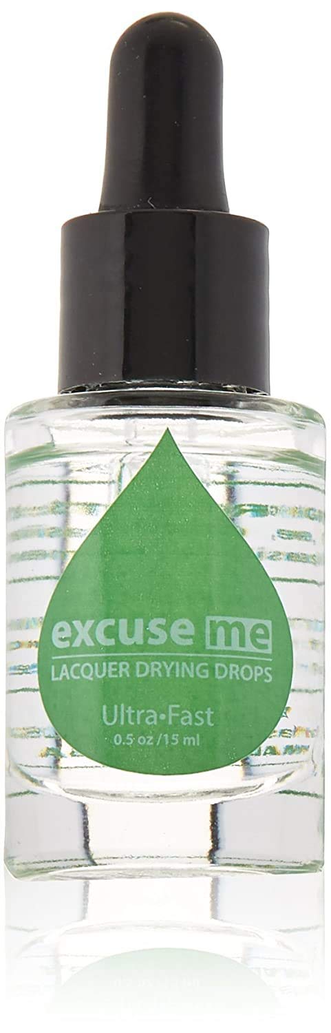 Karlash Excuse Me nail drops drying seconds shot emphasizes ultra-fast dry time