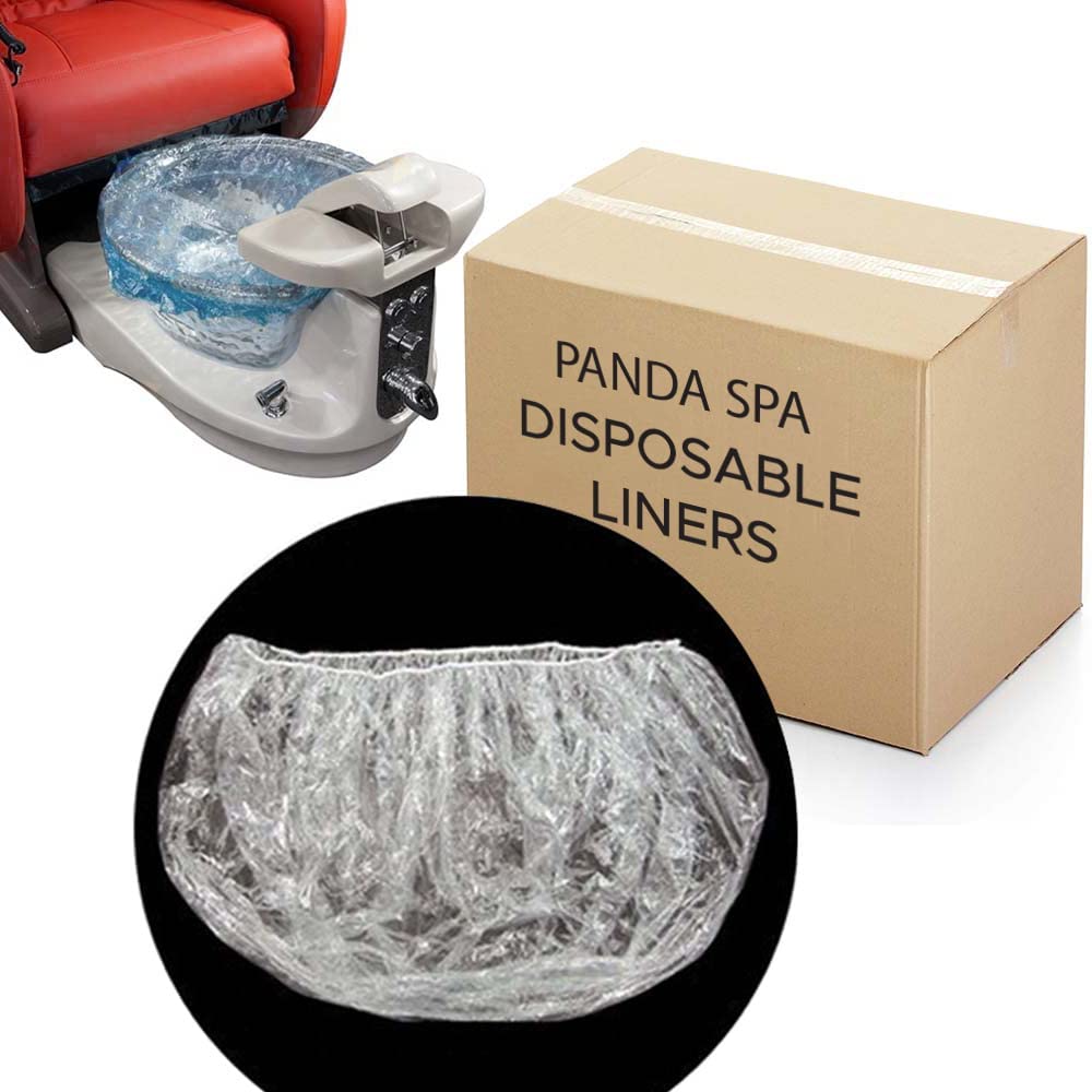 Karlash PandaSpa disposable liners pack-100pcs; convenient spa sanitation for at-home pedicures.