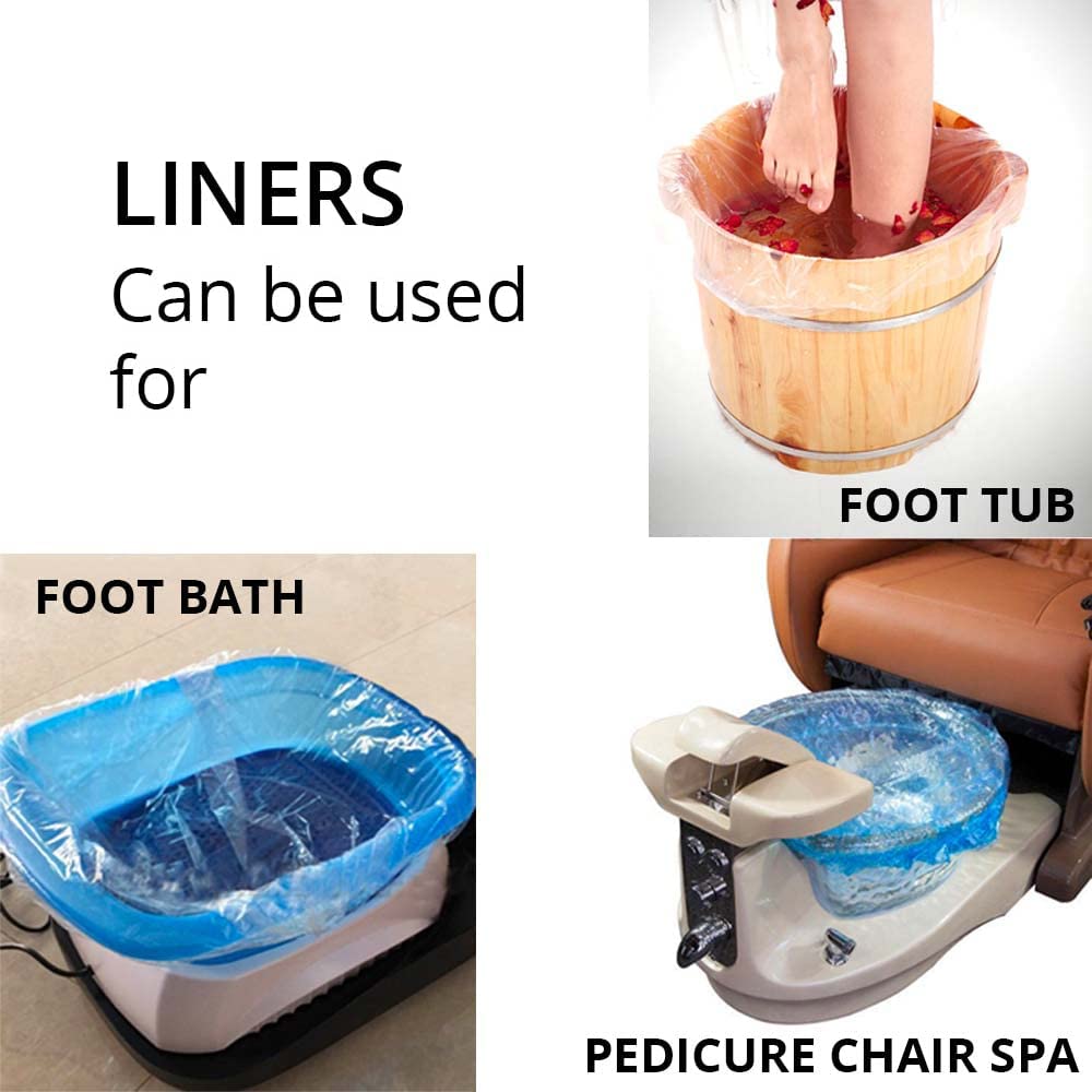 Karlash PandaSpa liners unfolded; ready-to-use hygiene and neat setup for clean pedicure sessions.