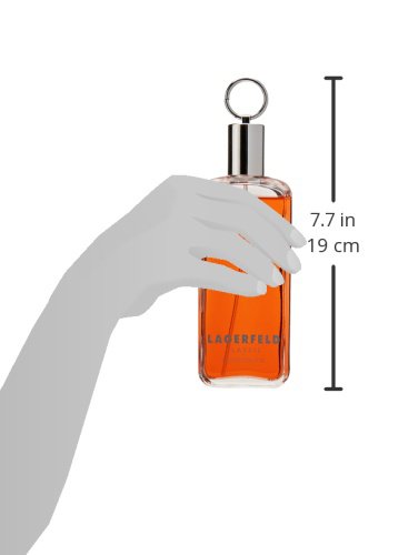 Karl Lagerfeld Paris Men EDT back-of-box with size details aiding purchase decisions.