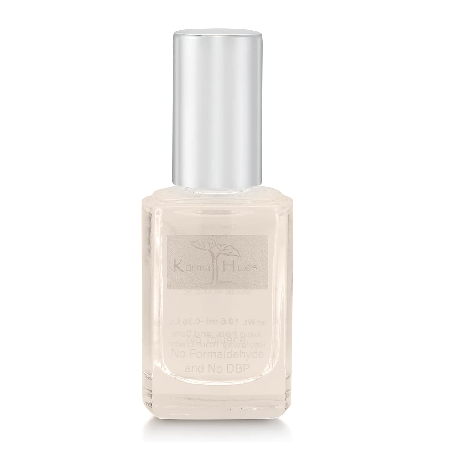 Karma Organic Deep Nutrition base coat application shows nourishing protection for stronger growth.