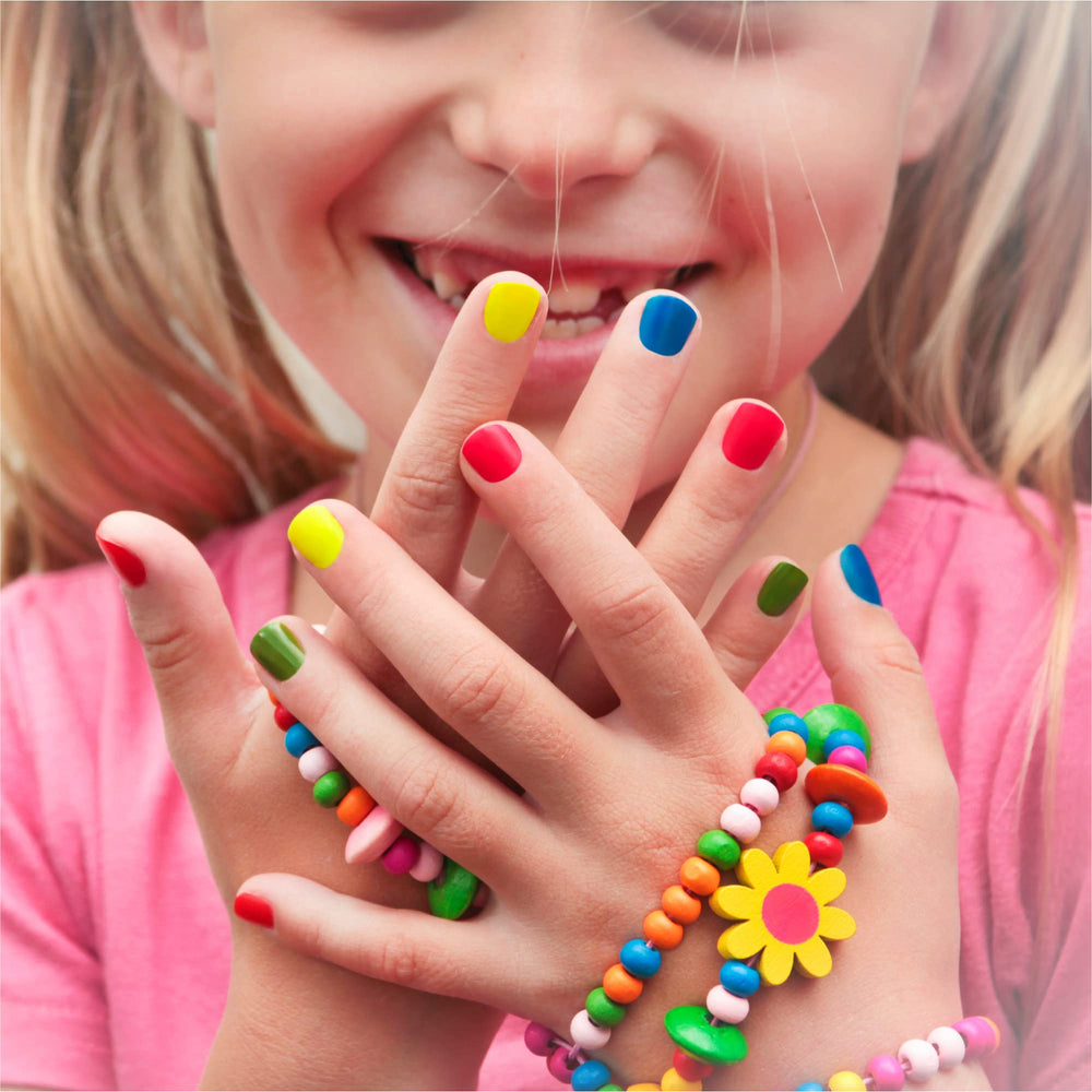 karma organic wudu-friendly nail polish application demonstrated for families