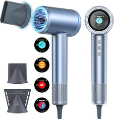 Karrong hair dryer brushless motor delivers strong airflow for rapid drying.