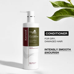 Karseell conditioner natural herb blend; showcases botanical ingredients supporting hair care.