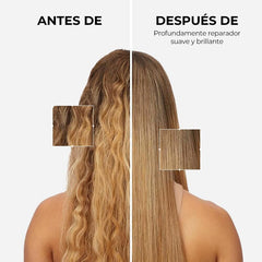Karseell hair shows a glossy, frizz-free finish after use