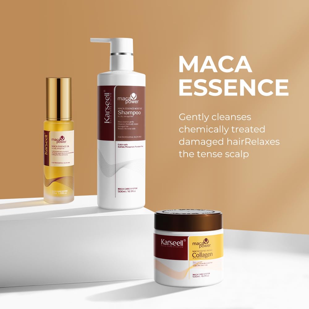 Karseell Moroccan argan oil non-greasy formula delivers quick absorption and natural shine.
