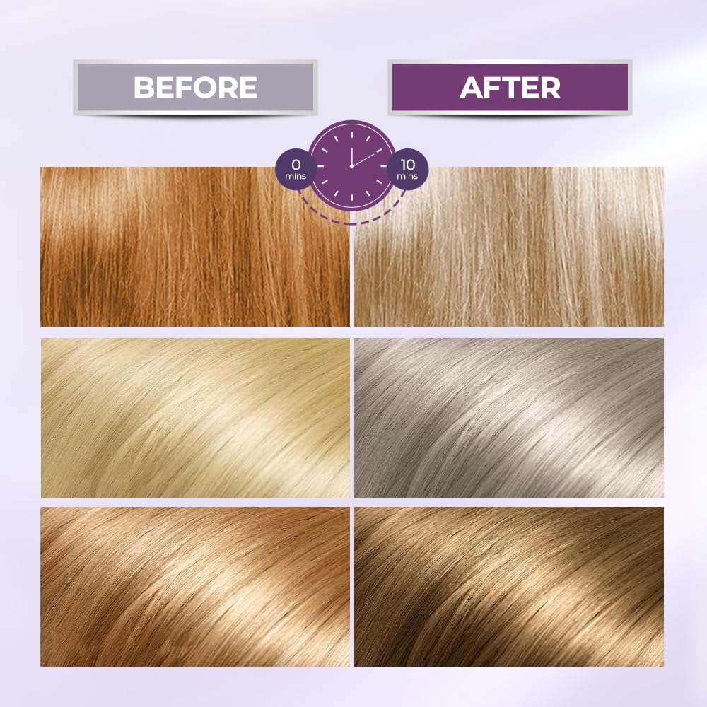 Karseell Purple Hair Mask packaging box highlights product details.